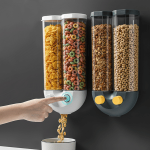 Dispensador para Granos y Alimentos Adherible