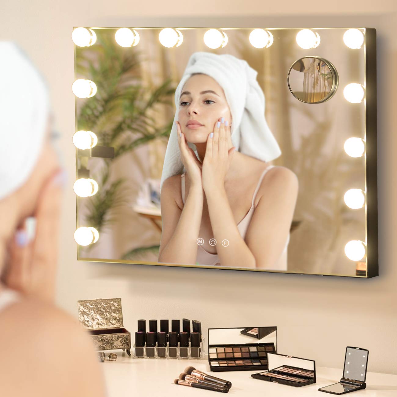 10 Luces Led Para Espejo Hollywood Maquillaje Make Up Usb