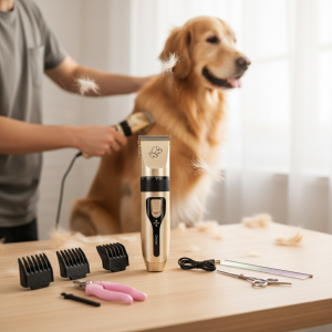 Cortadora de Pelo para Mascotas + 9 Accesorios