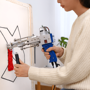 Pistola para Tejer Alfombras Tapizado Lana