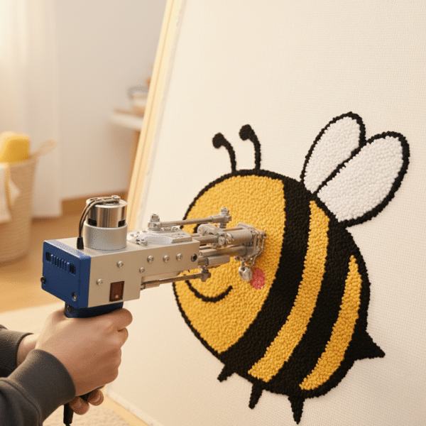 Pistola para Tejer Alfombras Tapizado Lana - Imagen 3