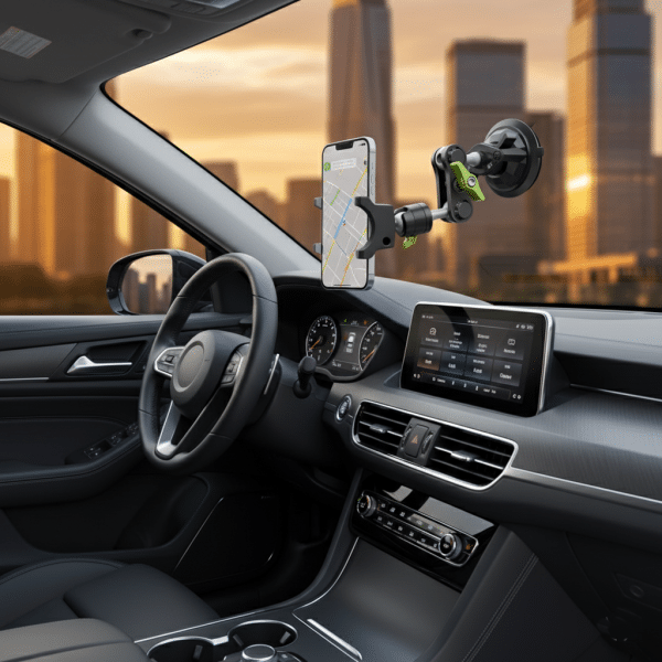 Soporte para Celular Telescópico 360° Para Auto Camión Bus - Imagen 3