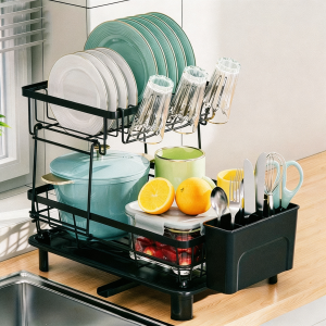 Escurridor de Platos con Bandeja 2 Niveles