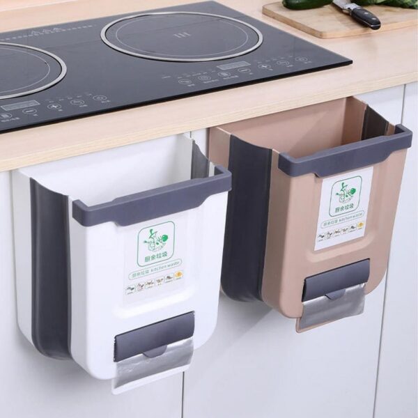 Papelera Colgante y Plegable - Diseño Compacto - Imagen 5