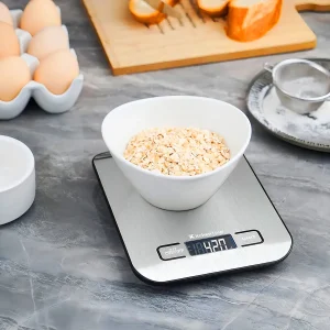 Balanza Digital Multifunción de Cocina Acero Inoxidable