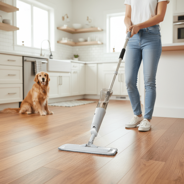 Mopa Giratoria con Pulverizador Rociador Fregona Spray 360 - Imagen 3