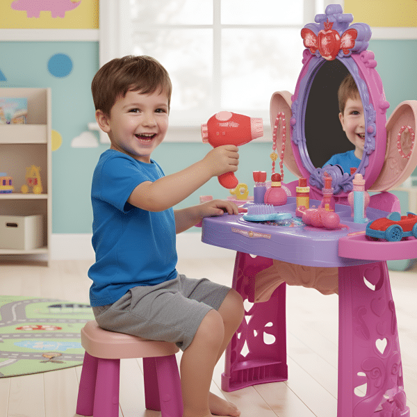Mesa Tocador de Juguete Para Princesas 37 Piezas con Butaca - Imagen 3