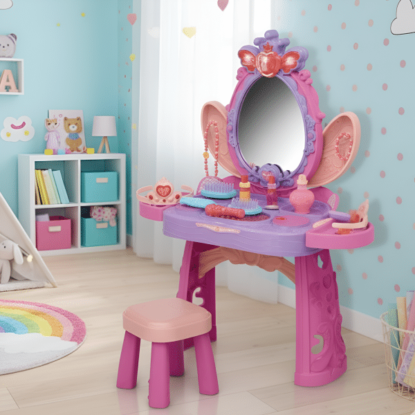 Mesa Tocador de Juguete Para Princesas 37 Piezas con Butaca - Imagen 2