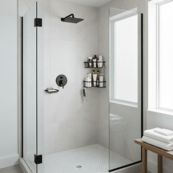 Set x 3 Estante Esquinero Colgante Baño y Cocina - Imagen 2