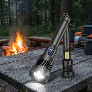 Linterna Táctica LED USB 36 Núcleos Larga Distancia