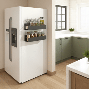 Estante Magnético Lateral para Refrigerador Especias Aceites