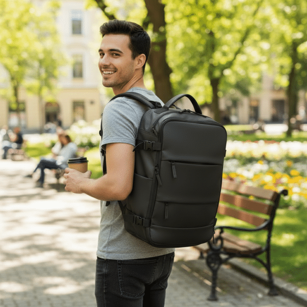 Mochila Impermeable Multifuncional Varios Bolsillos