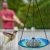 Colgante para Picaflor Solar con Fuente de Agua