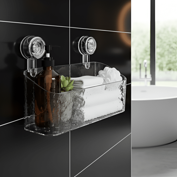 Organizador Adherible para Baño Cajón Transparente