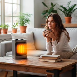 Caloventilador Estufa Portátil y Eficiente Para Espacios Reducidos