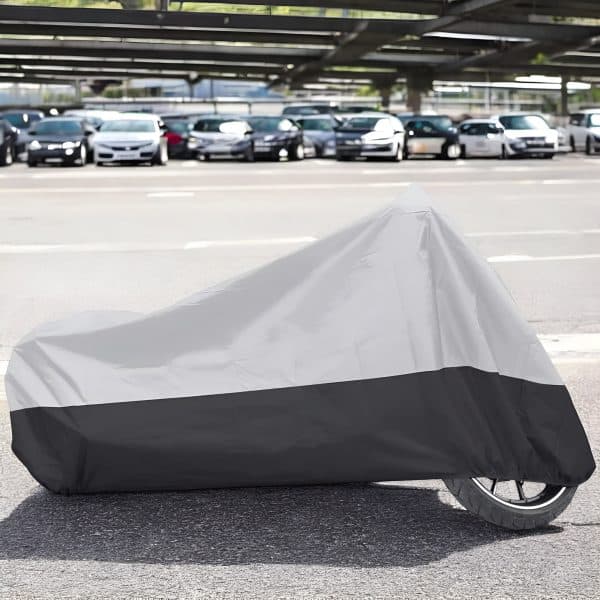 Funda para Moto Impermeable y Resistente con Agujero Para Tranca - Imagen 5