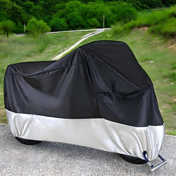 Funda para Moto Impermeable y Resistente con Agujero Para Tranca - Imagen 4