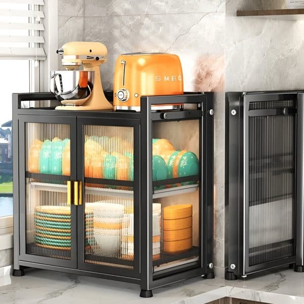 Estante de Almacenamiento de Metal para Cocina diseño Nórdico - Imagen 2