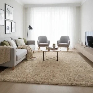 Alfombra Moderna de Fibra 200x160cm