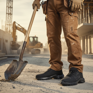 Zapatos de Trabajo con Punta de Hierro y Suela de Goma