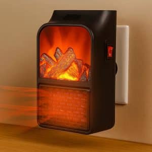 Calentador Eléctrico Portátil Potente con Estufa Animada
