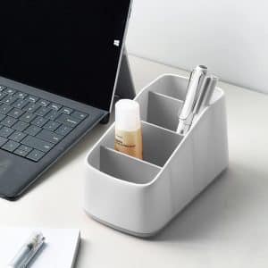Organizador de Control Remoto Oficina Living 4 Espacios