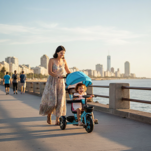 Triciclo Coche de Paseo para Bebés Excelente Calidad