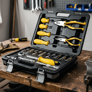Kit Caja Herramienta 26 Piezas + Dados