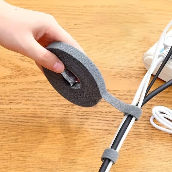 Cinta de Velcro para Organización de Cables 3m - Imagen 2
