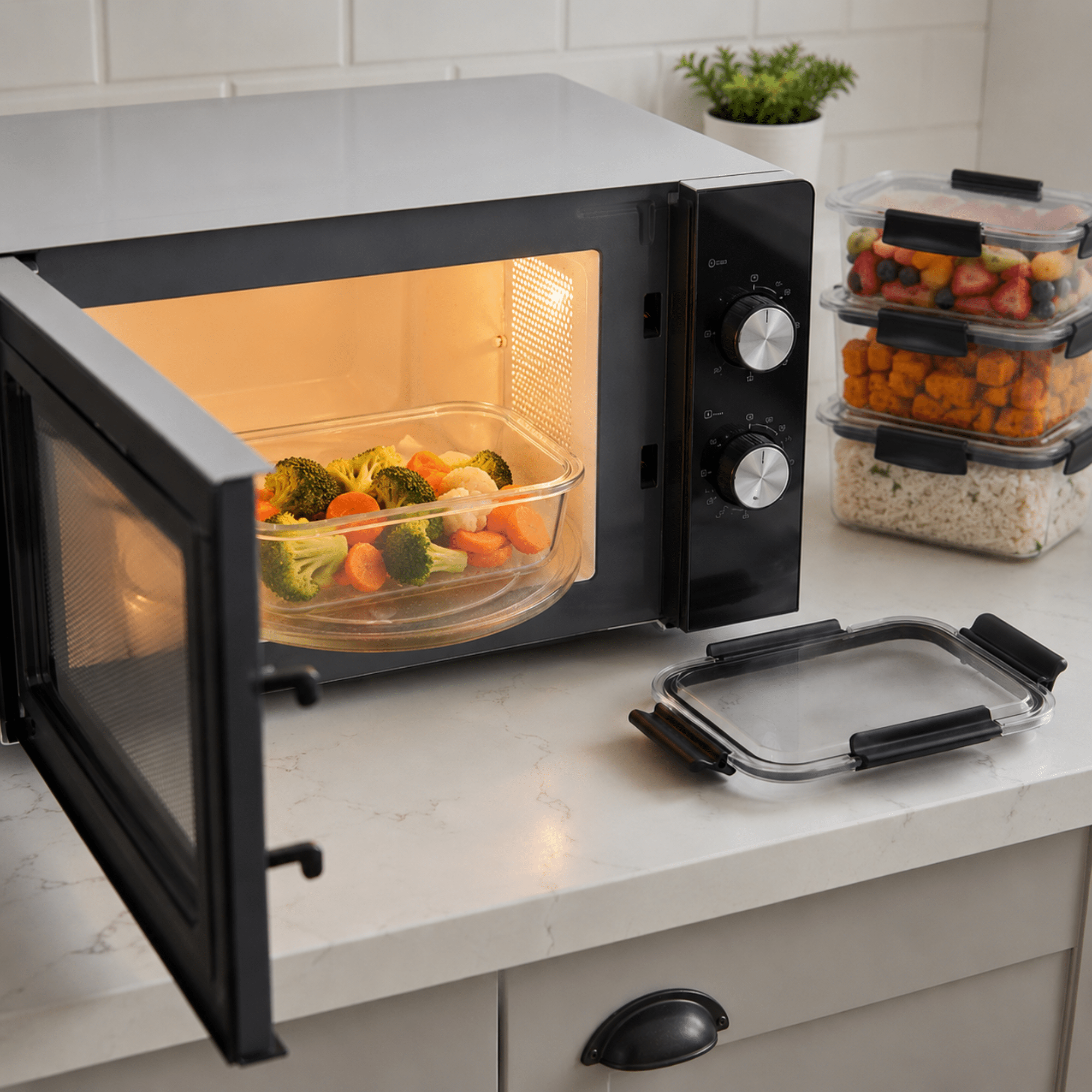 ⚡ Van Directo Al Microondas y Horno