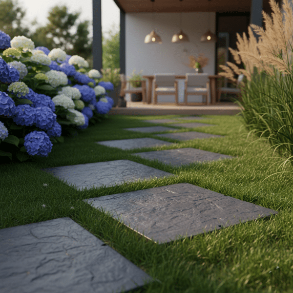 Set 2 Baldosas Decorativas de Plástico y Resina para Jardín - Imagen 3