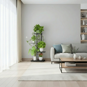 Estante de Hierro para Plantas de 4 Niveles