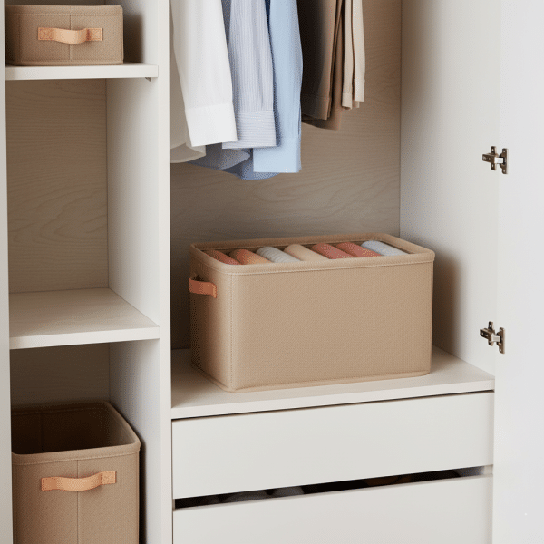 Caja Organizadora de Tela Con Armazón Rígido - Imagen 5
