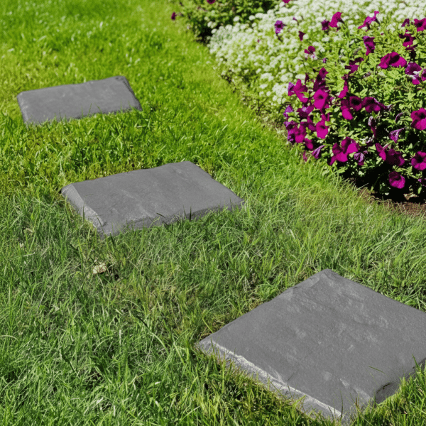Set 2 Baldosas Decorativas de Plástico y Resina para Jardín - Imagen 2