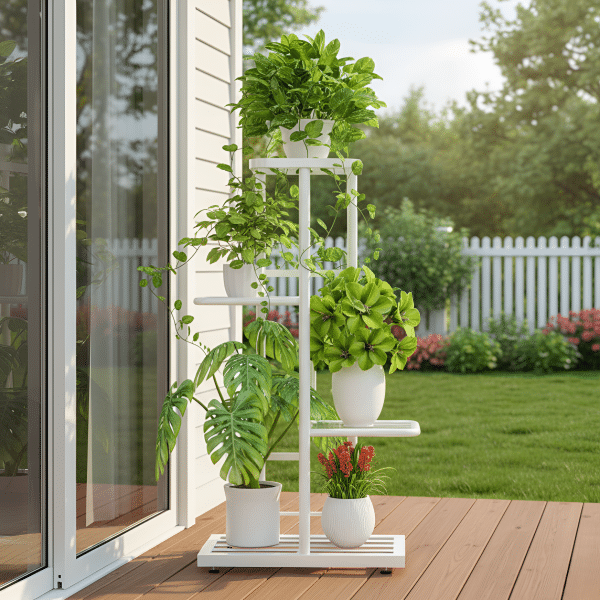 Estante de Hierro para Plantas de 4 Niveles - Imagen 3
