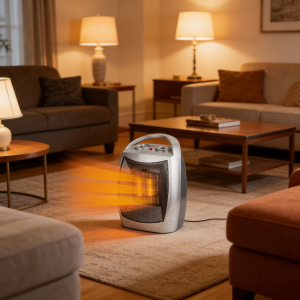 Calefactor Cerámico con Protección y Cabezal Oscilante 1500W