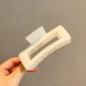 Pinza Para Pelo Grande Sujeción y Estilo - Blanco