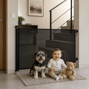 Puerta Flexible con Malla Retráctil de Seguridad