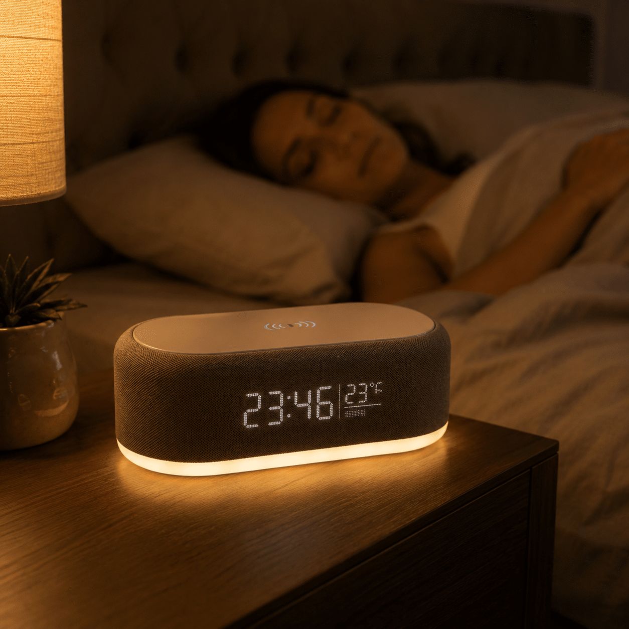 🌙 Hora, Temperatura Y Luz De Noche