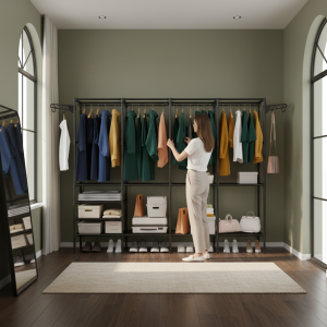 Armario Modular para Almacenamiento Zapatos y Camperas