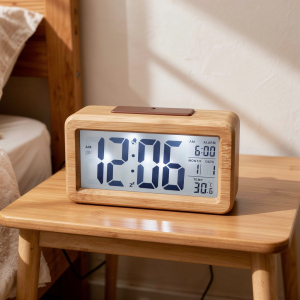 Reloj Despertador Digital Fecha Temperatura Alarma Luz Led