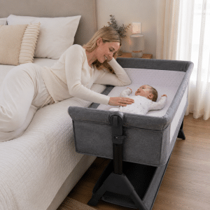 Cuna Portátil Mecedora Para Bebes Con Colchón y Ruedas