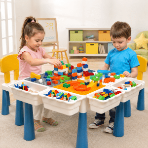 Mesa + Sillas de Actividades para Niños Juegos
