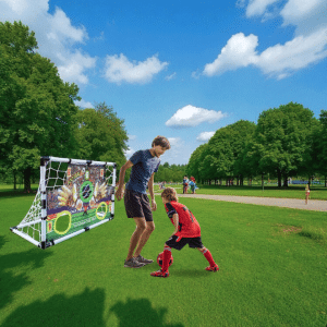 Arco Plegable para Practicar Remates Fútbol