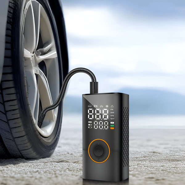 Compresor Inflador Portátil con Carga USB Auto Moto Pelota