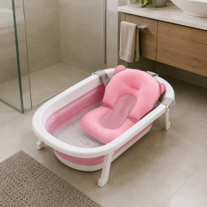 Bañito Plegable Y Colchón Baby Splash