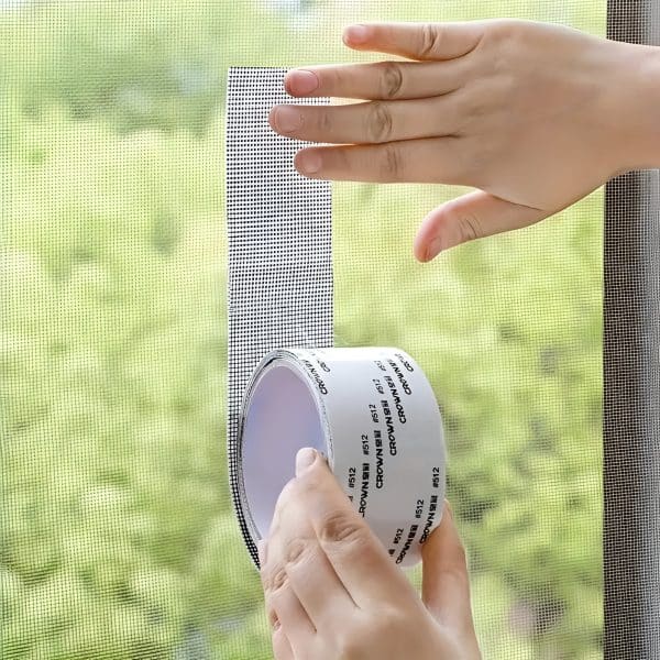 Cinta para Reparar Mosquiteros con Adhesivo 2mts. - Imagen 4