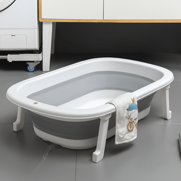 Bañito Plegable Y Colchón Baby Splash - Imagen 4