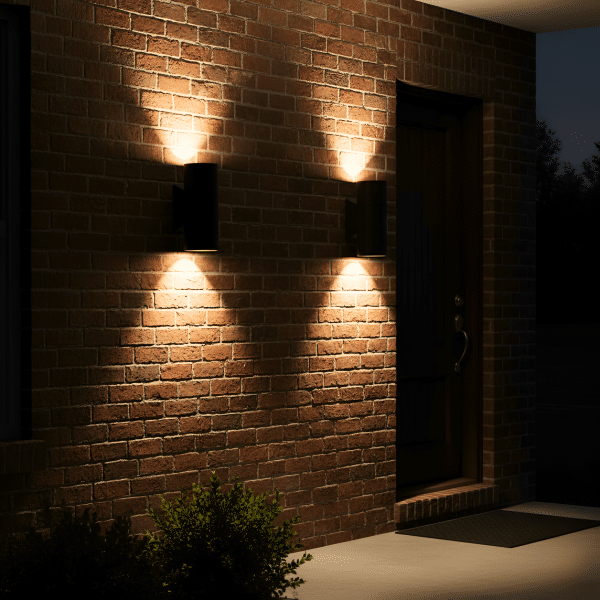 Lámpara Bidireccional Luz Led Apto Para Exterior Intemperie - Imagen 2