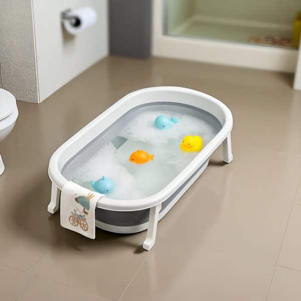 Bañito Plegable Y Colchón Baby Splash - Imagen 3